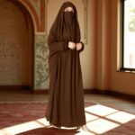 Bashariya Very Loose Fit & Free Size - Single Piece Jilbab In Firdaus Fabric for Women (Free Size) - Image 4