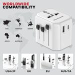 Honeywell New Launch Universal Travel Adapter 12W, 3-in-1 Fast Charging, Universal Socket, TypeC, USBA, Worldwide Wall Charger for EU,US,UK & CN/AUS, Devices, 3Yr Manufacturer Warranty - Image 4