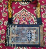 Full Travel Prayer Mat/Pocket Friendly Bag Praying Rug/Multicolor/Pouch Packing/Velvet Satin Bag Praying mat/(Assorted) - Image 4