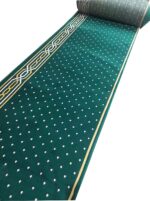 Janamaz Prayer Mat for Masjid - Soft Islamic Rug for Mosque, Eid Gah, & Home - Non-Slip & Durable, 0.5 Inch Thickness, Size 4 x 10 Feet, Green Color - Image 6