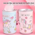 Wet Wipes & Paper Soap in Travel Tube Bottle – Portable Hand Cleaning Kit for Travel, Office, Outdoor, School – Eco-Friendly, Leakproof, Hygiene Essentials (Pink & Blue Combo 4) - Image 5