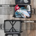 FATMUG Packing Cubes/Travel Pouch/Bagpack Suitcase Organiser/Set of 4 - Slim Size - Grey, Polyester - Image 4