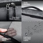 FATMUG Packing Cubes/Travel Pouch/Bagpack Suitcase Organiser/Set of 4 - Slim Size - Grey, Polyester - Image 5