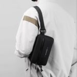 WILDHORN Waist Bag for Men & Women | Water-Resistant Crossbody Fanny Pack with Adjustable Strap, Smooth Zippers & Multi-Compartment Storage for Travel & Daily Use (Black) - Image 6
