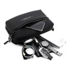 WILDHORN Waist Bag for Men & Women | Water-Resistant Crossbody Fanny Pack with Adjustable Strap, Smooth Zippers & Multi-Compartment Storage for Travel & Daily Use (Black) - Image 8