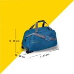 Aristocrat Polyester 28 Cms Wheel Travel Duffle Bag (Teal Blue) - Image 8