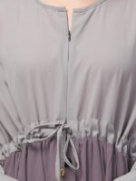 Muslim Closet� Umbrella Style Abaya With Dual Color And Slightly Adjustable Waist - Made with Nida Matte for Women and Girls. - Image 4
