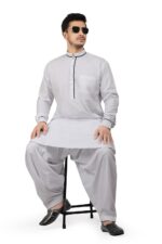 K-ROYALS Stylish Pathani suit/Summer Cool Soft fabric Kurta Pyjama set - Image 6