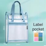 File Holder Bag Folder A4 Expandable Storage for Small Certificates Passport Office Home Multipurpose Document Pocket Vertical with Handle Transparent Organizer (Pack of 1) - Image 4
