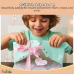 Toy Imagine DIY Bracelet Making Kit for Girls | 31-Compartment Beads Set with Charms, Alphabet Letters, Scissors & Elastic Strings | Jewelry Craft Kit for Kids Ages 6–14 - Image 7
