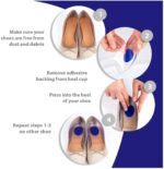 Silicone Gel Heel Pad Pro Insole Cups for Swelling, Pain Relief, Foot Care Support Cushion for Men and Women - 1 Pair - Image 3