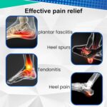 Silicone Gel Heel Pad Pro Insole Cups for Swelling, Pain Relief, Foot Care Support Cushion for Men and Women - 1 Pair - Image 8