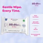 99.9% Pure Water Wet Wipes | Unscented & Hypoallergenic | Extra Soft & Thick with Aloe Vera Extract | Super Saver Pack | Gentle, Safe & Skin-Friendly | Pack of 20 - Image 4
