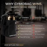 Magnetic Gym Bag – Small Waterproof Crossbody Sling for Men & Women with AirTag Pocket, Strong Magnets, Bottle & Phone Holder – Ideal for Gym, Travel, Black, Large, Magnetic Gym Bag - Image 8