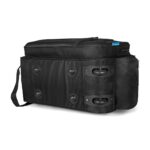 M MEDLER Aquiver Nylon 55 litres Waterproof Strolley Duffle Bag- 2 Wheels - Luggage Bag (Black) - Image 4