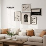 VIBBES Islamic Calligraphy Gallery Wall Art Set, SubhanAllah AllahuAkbar Ar-Rehman Ar-Raheem Quranic Verses, Framed Wall Art (Black) - Image 9