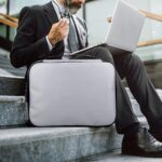 Honbuty Document Storage Organizer Bag Muitilayer File Pocket & Waterproof Bag with Code Lock for Laptop, Notebooks, Passport, Home, Office, Travel - Image 4