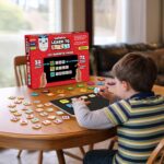 PLAY PANDA Magnetic Learn to Spell Objects with 104 Magnetic Tiles, Educational Magnetic Board Game for Kids with Picture and Alphabet Magnets for Spelling Practice - Image 4