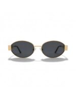 4Flaunt Retro Oval Sunglasses For Women & Men | Trending, Stylish & Durable Metal Frame Vintage 90s Sunglasses With UV 400 Protection Lenses - Image 4