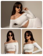 4Flaunt Retro Oval Sunglasses For Women & Men | Trending, Stylish & Durable Metal Frame Vintage 90s Sunglasses With UV 400 Protection Lenses - Image 5
