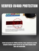 4Flaunt Retro Oval Sunglasses For Women & Men | Trending, Stylish & Durable Metal Frame Vintage 90s Sunglasses With UV 400 Protection Lenses - Image 8