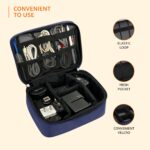 Amazon Basics Travel Organiser for Electronic Accessories, Flexible Padded Dividers, Waterproof, Foam Padding, for Cables, Chargers, Hard Disk, Power Bank - Image 5