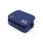 Amazon Basics Travel Organiser for Electronic Accessories, Flexible Padded Dividers, Waterproof, Foam Padding, for Cables, Chargers, Hard Disk, Power Bank - Image 9