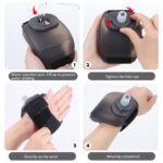Wrist Sports Water Bottle with Adjustable Hand Strap 7 oz/200 ml Soft Silicone BPA-Free for Hydration Morning Jogging Running Climbing Hands-Free Exercise - Image 4