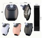 Wrist Sports Water Bottle with Adjustable Hand Strap 7 oz/200 ml Soft Silicone BPA-Free for Hydration Morning Jogging Running Climbing Hands-Free Exercise - Image 8