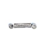 Hammered Travel Havdallah Set- Blue Rings - Image 5