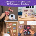 Skillmatics Foil Fun - Girl Power, 20+ DIY Foil Art Magnets, Mess-Free Craft Kit, 60+ Foam Stickers, Creative Activity for Girls, Kids, Tweens, Teens (Ages 7-13), Gifts, Travel, Party Favour - Image 3