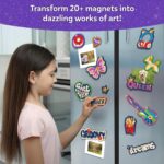 Skillmatics Foil Fun - Girl Power, 20+ DIY Foil Art Magnets, Mess-Free Craft Kit, 60+ Foam Stickers, Creative Activity for Girls, Kids, Tweens, Teens (Ages 7-13), Gifts, Travel, Party Favour - Image 5