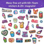Skillmatics Foil Fun - Girl Power, 20+ DIY Foil Art Magnets, Mess-Free Craft Kit, 60+ Foam Stickers, Creative Activity for Girls, Kids, Tweens, Teens (Ages 7-13), Gifts, Travel, Party Favour - Image 7