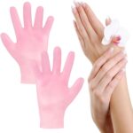 Silicone Moisturizing Hand gloves | Silicon Spa Gel Gloves | Aloe Lotion Gloves/Hand Care Gloves | Anti Slip Aloe Lotion Gloves for Repairing Dry Hand | Soft Silicone Gloves(1 pair) - Image 3