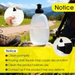 2 Pack 10oz BPA-Free Bike Water Bottle and Running Water Bottle Set - For Hydration Belt, Handheld Water Bottle Running, Small Water Bottles, Flip Belt Water Bottle - Ideal for Marathon, Hiking - Image 6