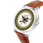 Talgo Analog Round Islamic Muslim Dial Muhammad Design Stylish Strap Classic Design Fancy Wrist Watch for Men and Boys, Pack of 1 - Muhammad-NEWAVO-SIL - Image 3