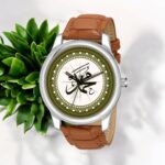 Talgo Analog Round Islamic Muslim Dial Muhammad Design Stylish Strap Classic Design Fancy Wrist Watch for Men and Boys, Pack of 1 - Muhammad-NEWAVO-SIL - Image 4