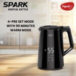 Pigeon Spark Digital Kettle 1500 Watt, 1.5 L with Stainless Steel Body, Used for Boiling Water and Milk, Tea, Coffee, Oats, Noodles, Soup etc (Black) - Image 6