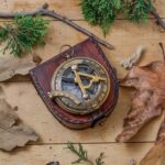 Vintage Sundial Compass for Hiking, Nautical Compass for Outdoor, Pocket Compass for Hiking, Camping Maritime Vintage Brass Sundial Compass Engraved Personalized Sundial Compass by TARANO Survey. - Image 3