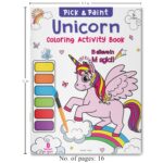 Pick and Paint Coloring Activity Book For Kids: Unicorn - Image 4