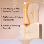 mCaffeine Exfoliating Tan Removal Soap - 1% Salicylic Acid & Lactic Acid - Pack of 3x100g | Coffee & Exfoliating Particles - Soft, Glowing Skin | Sweet Caramel Perfumed Bar | Bath Soap for Women, Men - Image 5