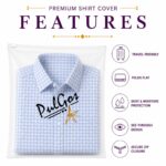 PulGos Pack 10 ,35 x 35 cm Saree Cover For Storage | Frosted Transparent Bags With Zip for Quick Access | Multipurpose Bag for Clothes & Accessories | Packing Covers for Wardrobe Organizer & Traveling - Image 4