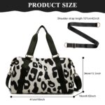 PALAY® Travel Bag Oxford Weekender Bags Large Capacity Waterproof Yoga Sports Bag Adjustable Cow Print Portable for Weekend Vacation - Image 3