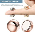 8pcs/4pairs Magnetic Hijab Pins for Women Girls - Saree Pins Round Multi-Use Pinless Magnet for Muslim Scarf Clothing Button Clip - Image 4