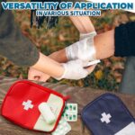 BURIUS Fabric Mini First Aid Kit Travel Pouch Medicine Storage Bag For Outdoor Medical Bag Emergency Survival (Empty Pouch, Color As Available),Black - Image 10