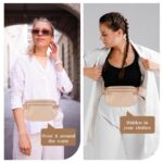 Hidden Waist Bag Secure Travel Money Belt Undercover Hidden RFID Blocking Wallet Anti Theft Passport Wallets for Men & Women Waist Pouch Purse Travel Accessories (Pack of 1,Multicolor) - Image 4