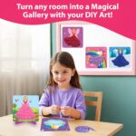 Chalk and Chuckles Princess Unicorn Lace Art Kit for Kids, Develop Fine Motor Skills, Mess-Free DIY Lacing Craft Activity, Creative Toy, Birthday Gift for Girls, Boys Ages 3 4 5 6 7 Years - Image 7