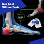 Silicone Gel Heel Cups for Heel Pain Relief – Orthopedic Heel Pads for Plantar Fasciitis & Heel Spur, Shock Absorbing Anti-Slip Heel Cushion Inserts for Men & Women Shoes, Foot Pain Support (1 Pair, Large) - Image 5