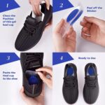 Silicone Gel Heel Cups for Heel Pain Relief – Orthopedic Heel Pads for Plantar Fasciitis & Heel Spur, Shock Absorbing Anti-Slip Heel Cushion Inserts for Men & Women Shoes, Foot Pain Support (1 Pair, Large) - Image 6