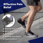 Silicone Gel Heel Cups for Heel Pain Relief – Orthopedic Heel Pads for Plantar Fasciitis & Heel Spur, Shock Absorbing Anti-Slip Heel Cushion Inserts for Men & Women Shoes, Foot Pain Support (1 Pair, Large) - Image 7